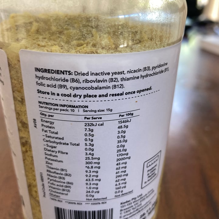 photo of Nature First nutritional yeast flakes shared by @disarr on  29 Apr 2022 - review