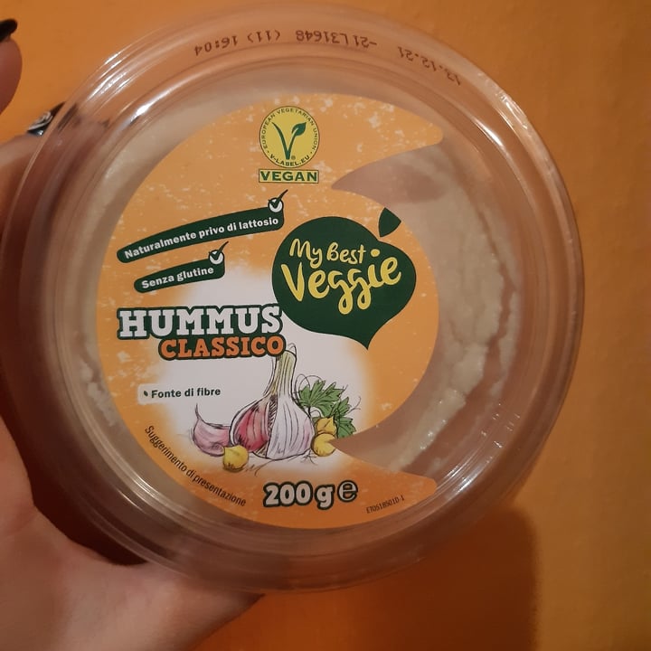 photo of My Best Veggie Hummus classico shared by @morag on  05 Dec 2021 - review