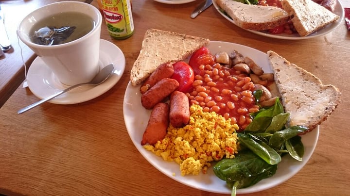 review photo of Ahimsa The Vegan Cafe Vegan Full English Breakfast shared by @memagdalena on 09 Mar 2020 - review
