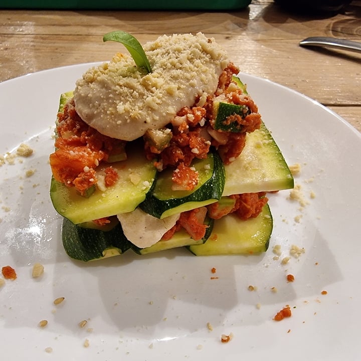 photo of Aquafaba Restaurant & TakeAway Lasagna di zucchine shared by @euberta89 on  28 Jun 2022 - review