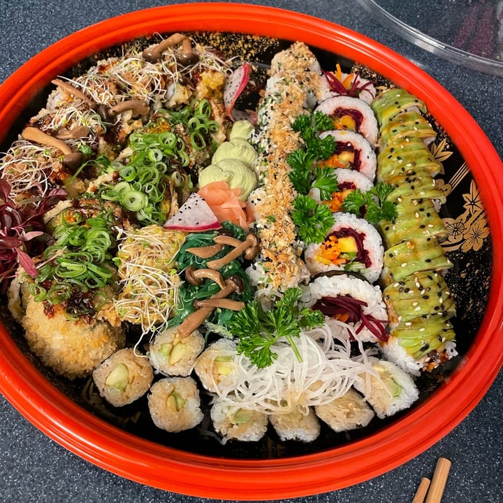 photo of Kyomu Sushi Bar Omakase Vegetarian / vegan platter shared by @natalinkal on  11 Oct 2022 - review