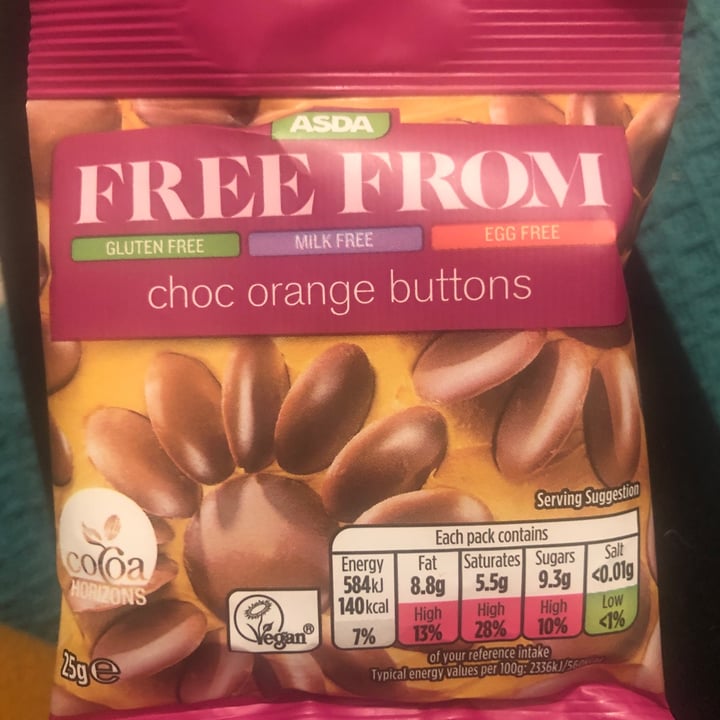 photo of ASDA Choc orange buttons shared by @stephh on  12 Jan 2021 - review
