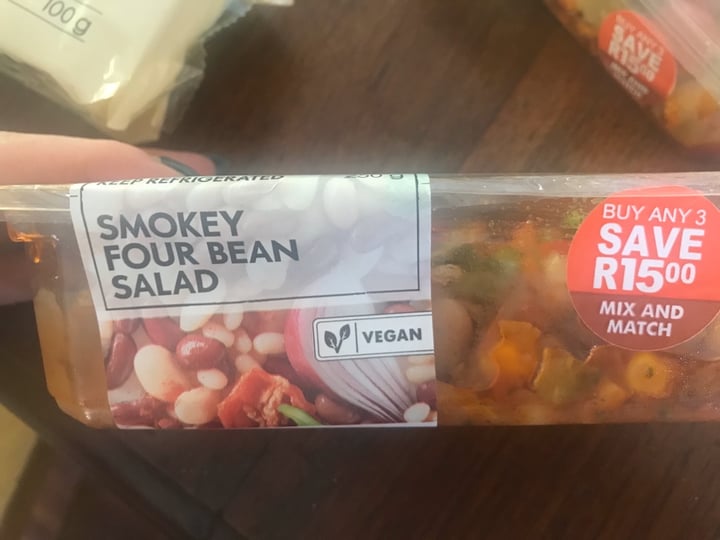 photo of Woolworths Food Smokey four bean salad shared by @shanwels on  09 Feb 2020 - review