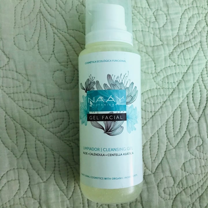 review photo of Naáy Botanicals Gel Facial shared by @negritavegana on 26 Apr 2021 - review