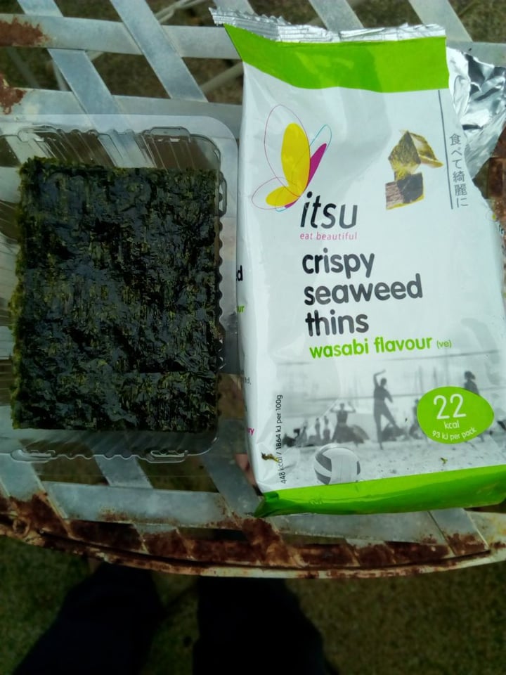 photo of itsu crispy seaweed thins sea salt shared by @nickyv on  04 Aug 2019 - review