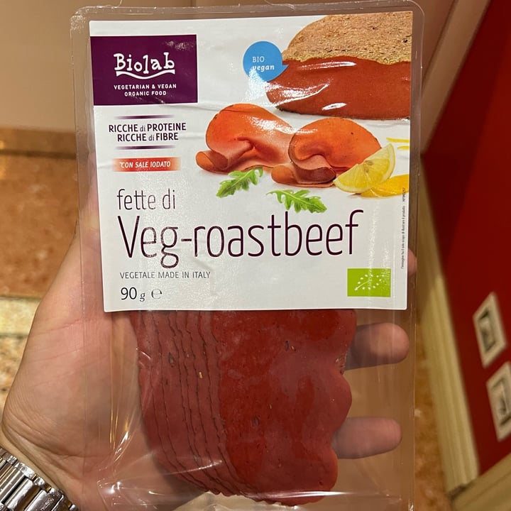 photo of Biolab Affettato vegano Roastbeef shared by @leonardolecco on  01 Jun 2022 - review