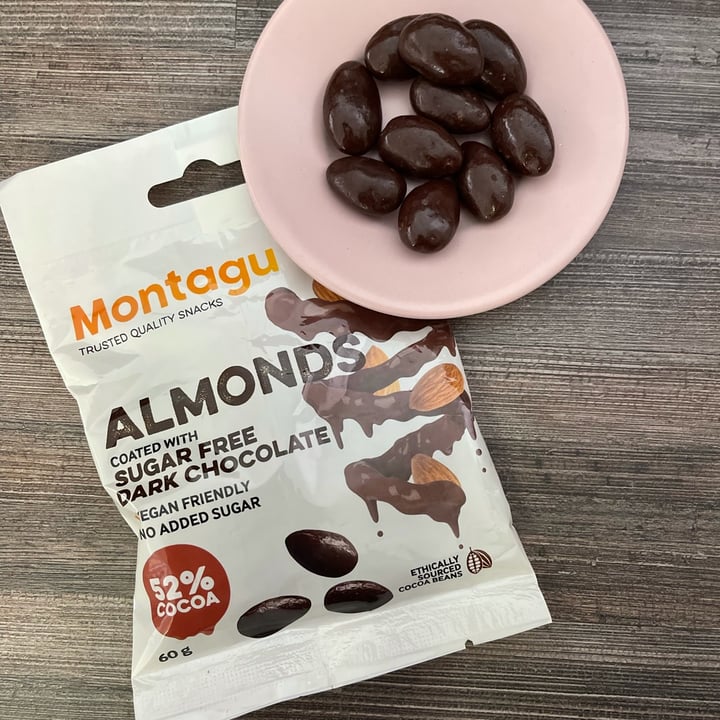 photo of Montagu Almonds coated with sugar free dark chocolate shared by @jeanne-marie on  16 Nov 2021 - review