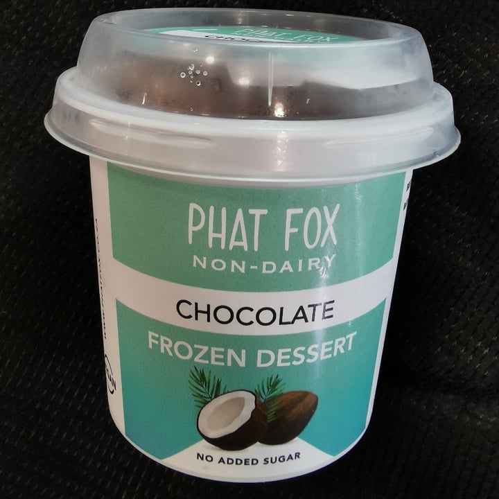 photo of Phat Fox Chocolate Frozen Dessert shared by @veganpower001 on  04 Oct 2021 - review