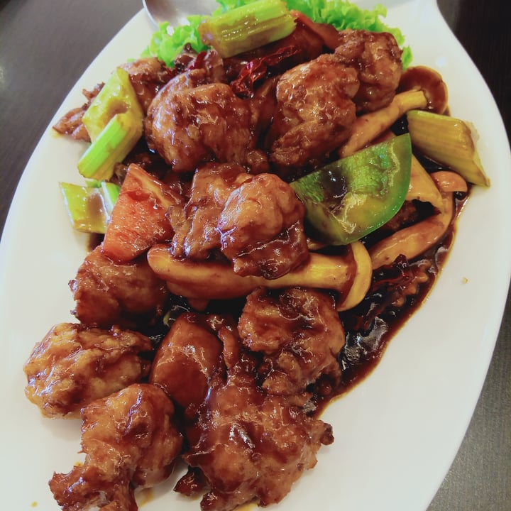 photo of Greenland Vegetarian Restaurant Sweet And Sour Pork shared by @veganspicegirl on  01 Sep 2020 - review