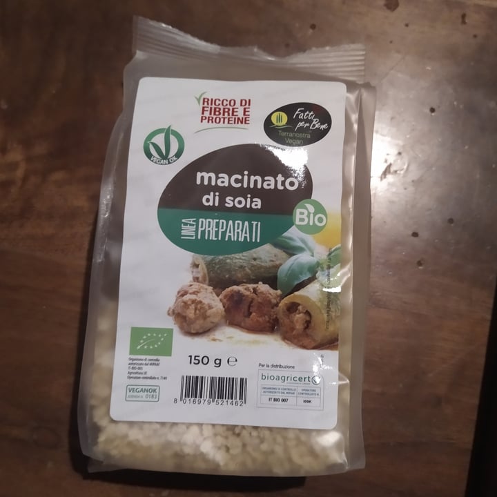 review photo of Terra Nostra food srl Macinato di soia biologico shared by @mucca on 31 Mar 2022 - review