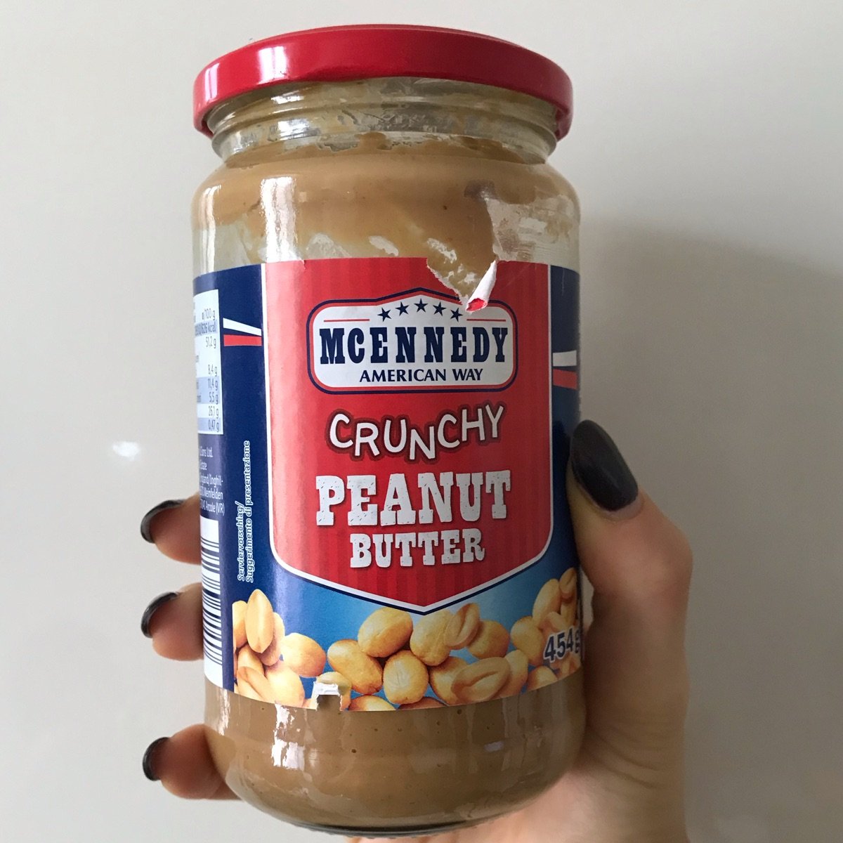 Crunchy peanut butter - McEnnedy - 454g