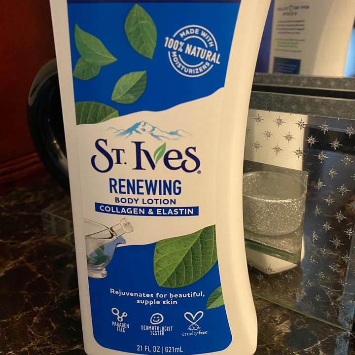 photo of St. Ives Renewing Body Lotion shared by @vegansattva on  06 Apr 2021 - review
