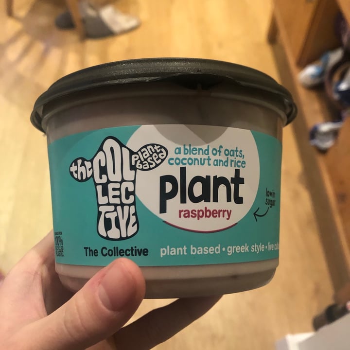photo of The Collective Plant-based Raspberry Yoghurt shared by @lizzieatk on  20 Jan 2021 - review