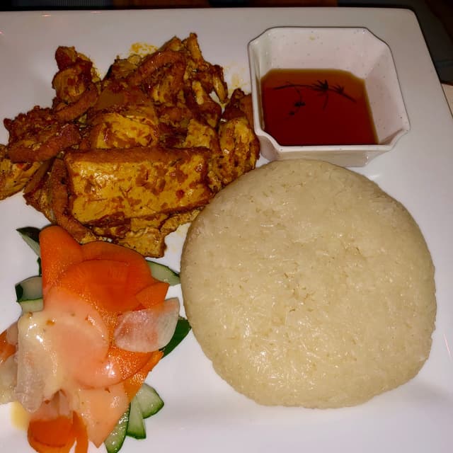Photo of the dish “Sticky rice and lemongrass tofu”