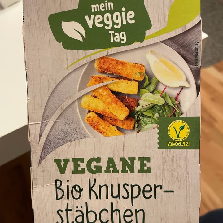 photo of Mein Veggie Tag Vegane Bio Knusper Stäbchen shared by @vale95 on  15 Dec 2021 - review