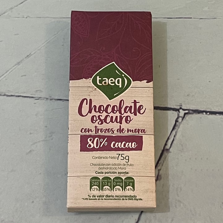 review photo of Taeq Chocolate Con Trozos De Mora shared by @anthonyp on 03 Jun 2021 - review