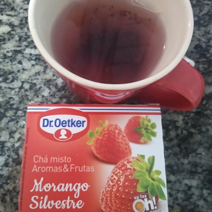 review photo of Dr. Oetker Chá De Morango Silvestre shared by @estrelita on 16 May 2022 - review