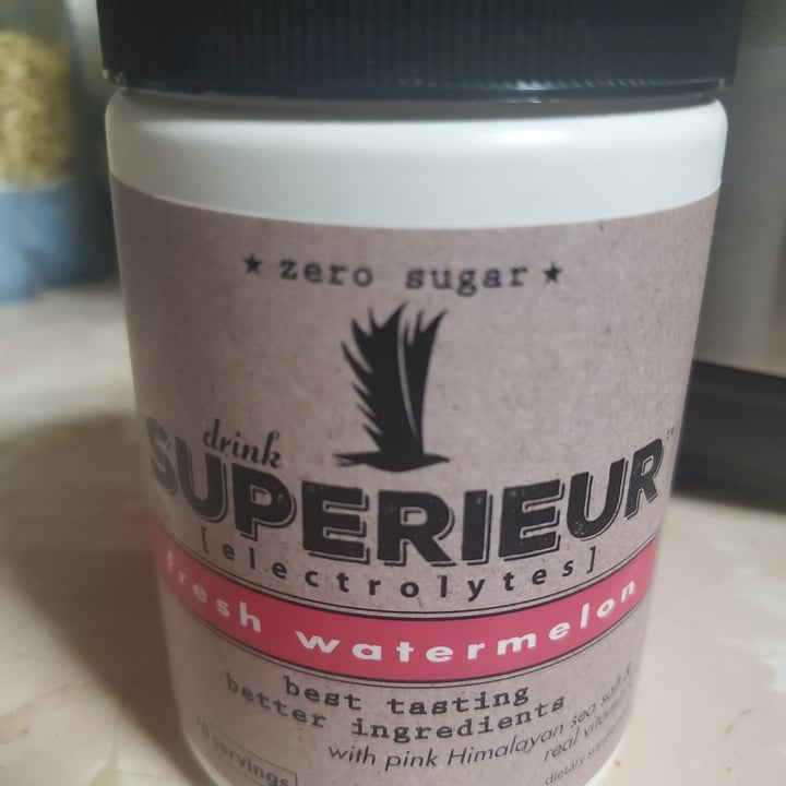 photo of Superieur Superieur Electrolytes (Watermelon) shared by @theknightwhosaysne on  14 Nov 2020 - review