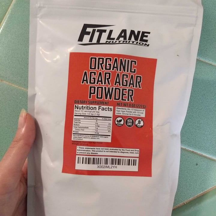 photo of Fitlane Nutrition Organic Agar Agar powder shared by @pinpanpot on  11 Nov 2020 - review