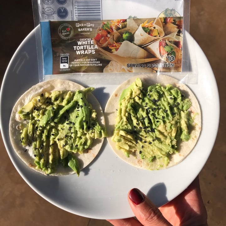 photo of Pick n Pay cocktail white tortilla wraps shared by @alexra on  05 Oct 2022 - review