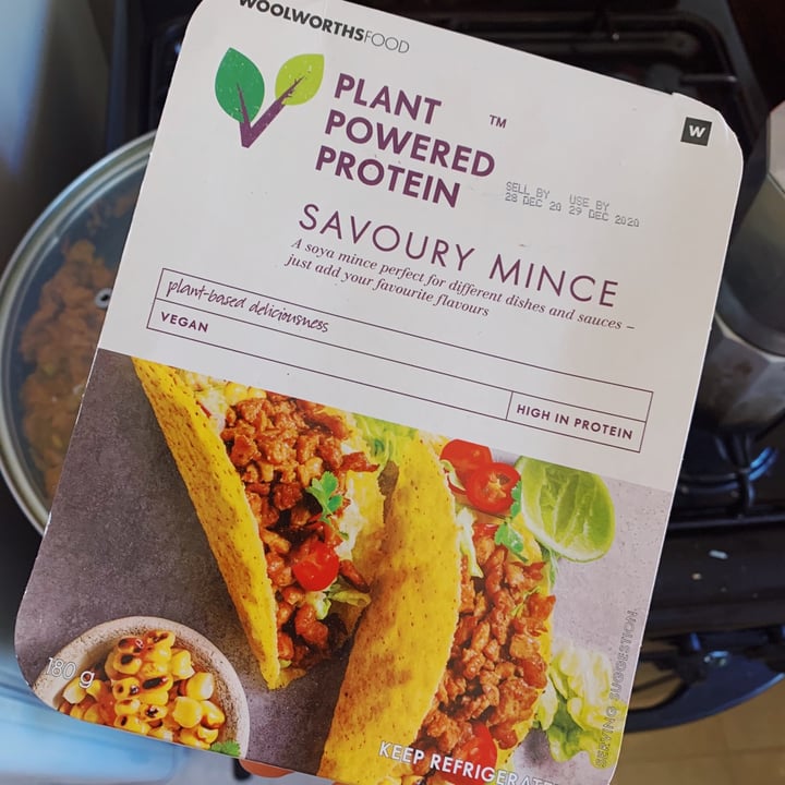 review photo of Woolworths Food Plant Powered Protein Savoury Mince shared by @staceylees on 19 Dec 2020 - review