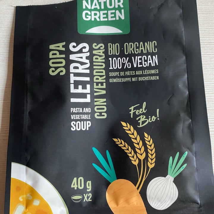 photo of NATUR GREEN Sopa de letras con verduras shared by @yebisah on  23 Mar 2022 - review