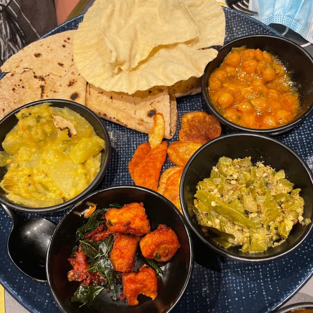 Foto do prato “Chapati Meal”