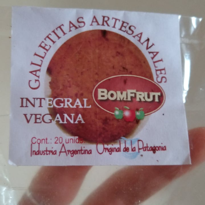 photo of BomFrut Galletitas Artesanales Integral Vegana shared by @flortrev on  12 Jun 2021 - review