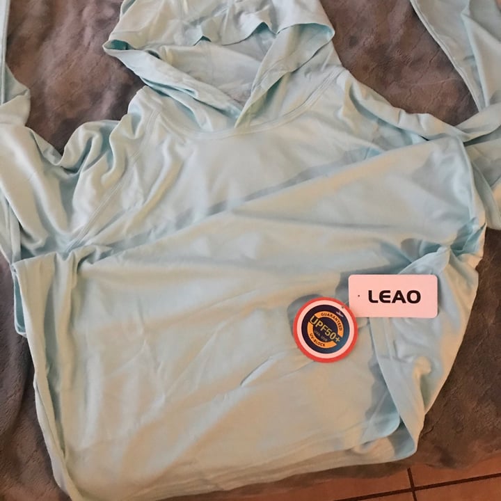 photo of LEAO Long sleeve hoodie UPF 50+ shared by @carlanthonydavis on  01 Jul 2021 - review