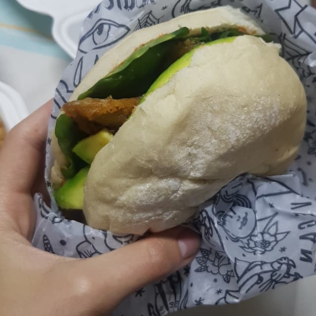 Photo of the dish “Sandwich de Orellana apanada.”