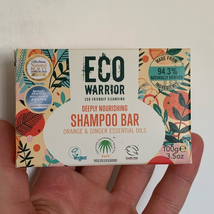 photo of Eco Warrior Shampoo bar orange and ginger essential oils shared by @marruiz on  25 Oct 2021 - review