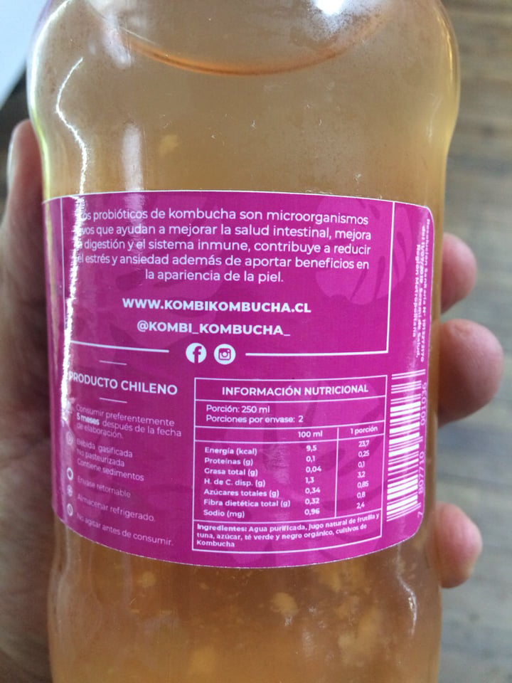 photo of Kombi Kombi Kombucha shared by @educhefvegan on  10 Feb 2020 - review