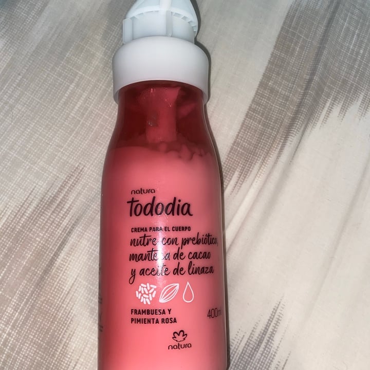 review photo of Natura Crema Para El Cuerpo Frambuesa Y Pimienta Rosa shared by @1234sb on 27 Jul 2021 - review