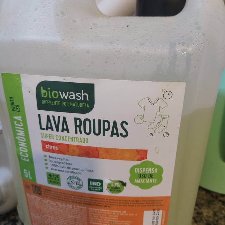 photo of Biowash Lava roupas 5 l citrus shared by @joyceweber on  17 Apr 2022 - review