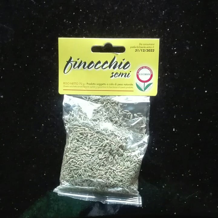 photo of Lucrom Semi di finocchio shared by @saraoaras on  08 May 2021 - review