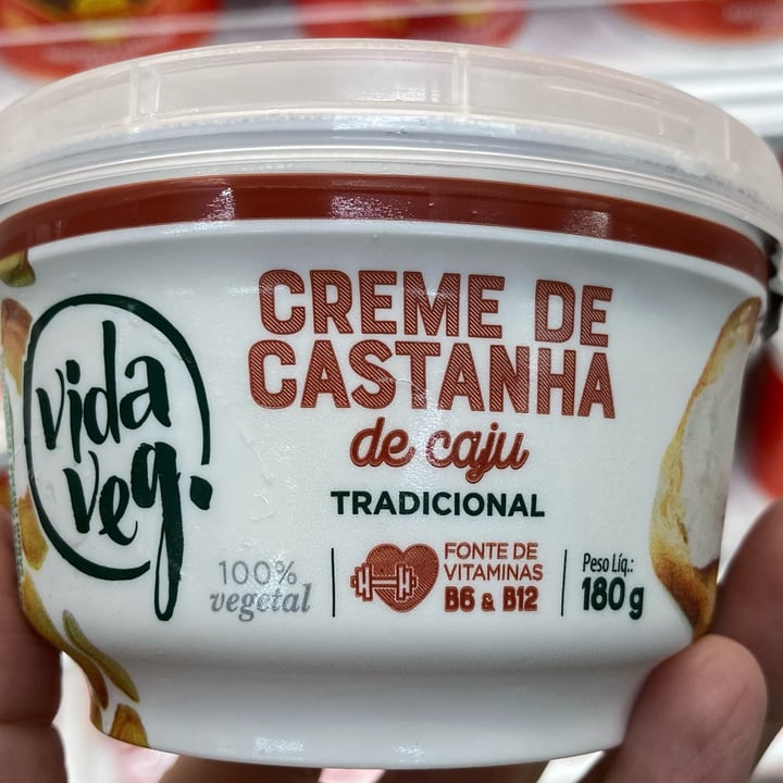 photo of Vida Veg Creme de Castanha de Caju com ervas finas shared by @monicaamorim on  27 Jul 2022 - review
