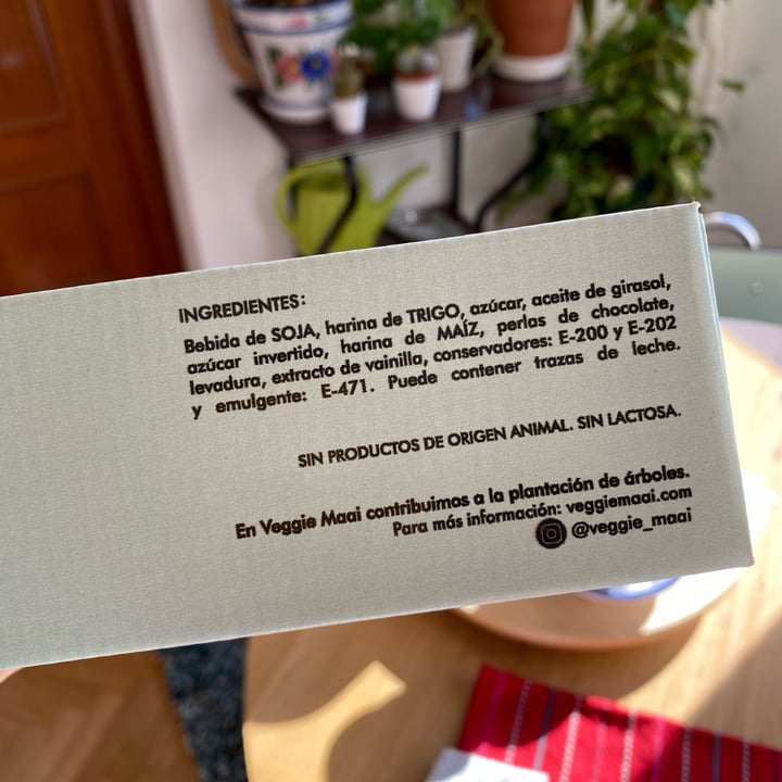 review photo of Veggie Maai Magdalenas con Pepitas de Chocolate shared by @sonirohmer on 27 Dec 2021 - review