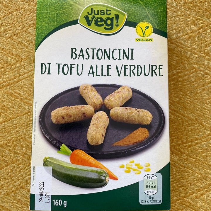 photo of Just Veg! (ALDI Italy) Bastoncini tofu e verdure shared by @aleglass on  14 Apr 2022 - review