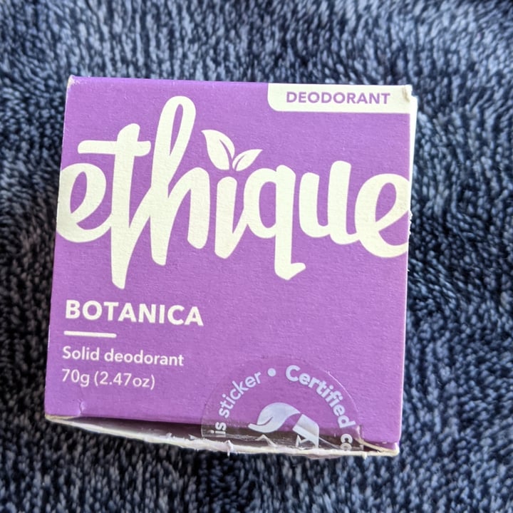 photo of Ethique Botanica Solid Deodorant shared by @brookeandbuddy on  12 Jun 2021 - review
