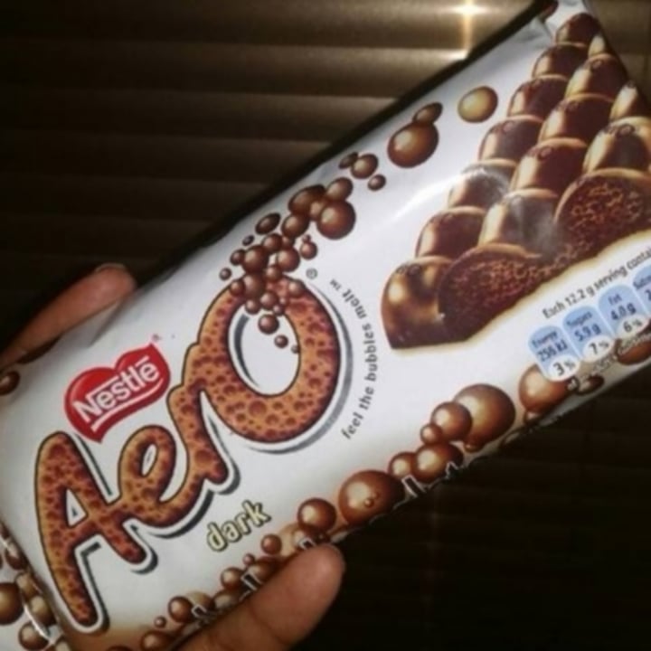 photo of Nestlé Aero Dark Chocolate shared by @danikataylor on  16 Nov 2020 - review