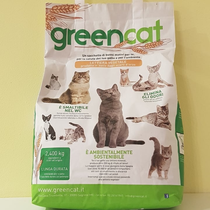 photo of Green cat Lettiera per gatti shared by @dany1605vegan on  10 Jan 2022 - review