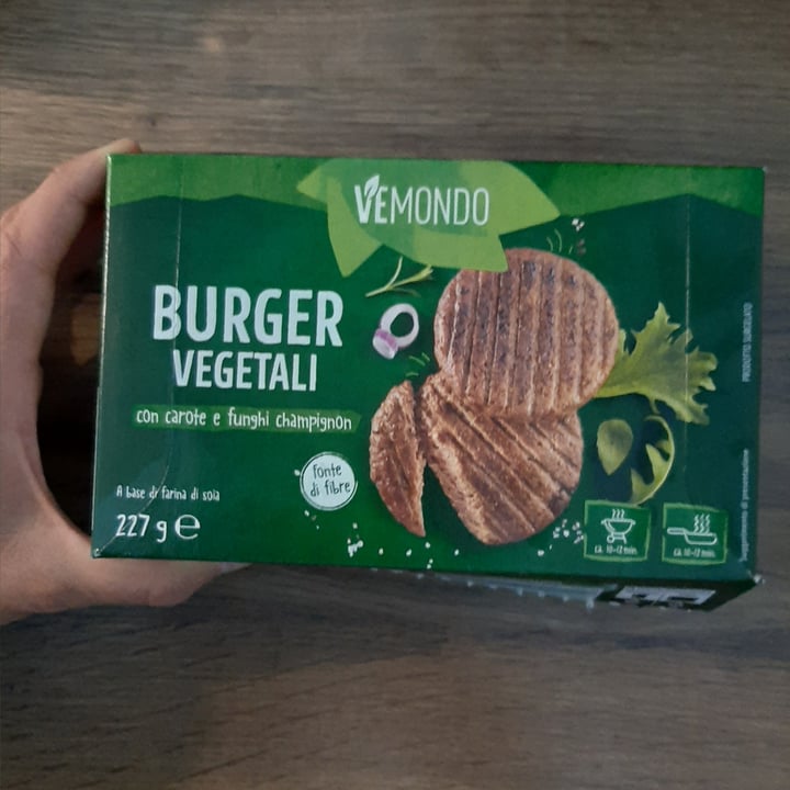 photo of Vemondo 2 Burger con carote e funghi champignon shared by @anblaso87 on  08 Apr 2022 - review
