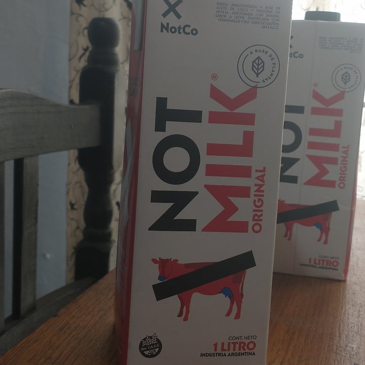 photo of NotCo Not milk original shared by @malenita on  20 Oct 2022 - review