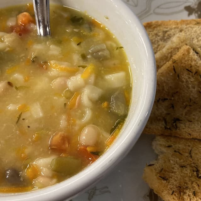Photo of the dish “Sopa De Feijão Branco Com Legumes”