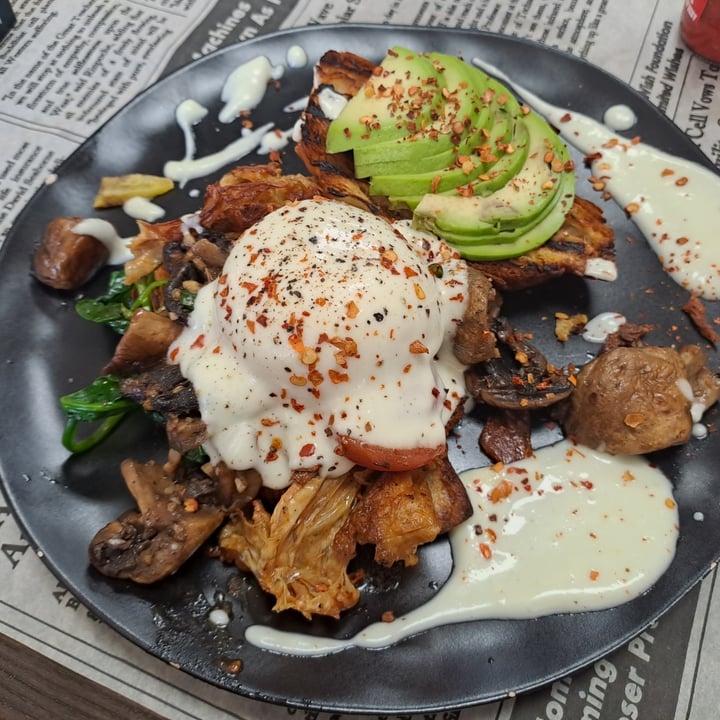 review photo of Vegan Streetfood Deli - Obs Eggs Benedict shared by @thecuriousamateur on 04 Jul 2022 - review