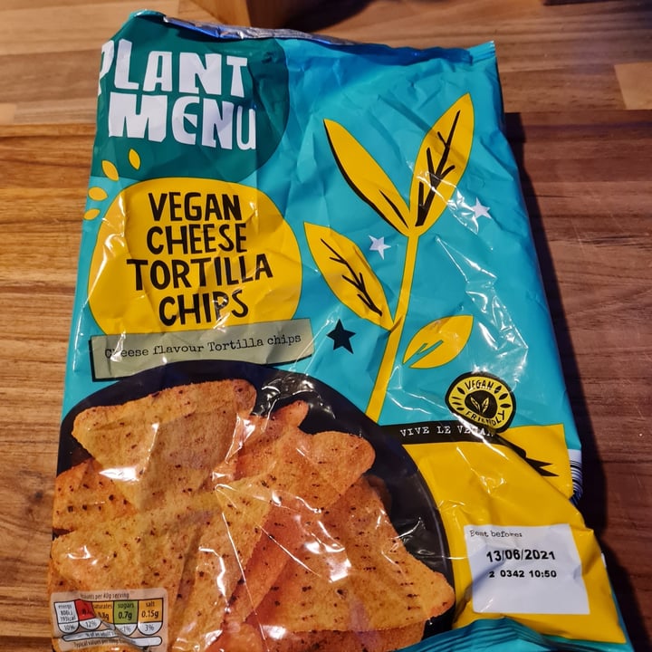 photo of Plant Menu Vegan Cheese Tortilla Chips shared by @vixpurple on  22 Feb 2021 - review