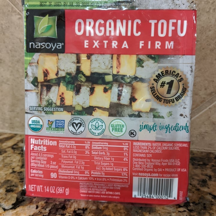 photo of Nasoya Extra Firm Tofu shared by @speckledfawn on  29 Apr 2020 - review