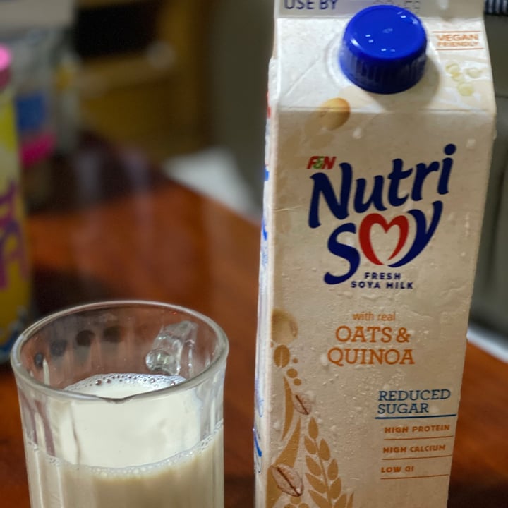 photo of F&N Nutrisoy Fresh Soya Milk with Oats & Quinoa shared by @pomwei on  27 May 2021 - review