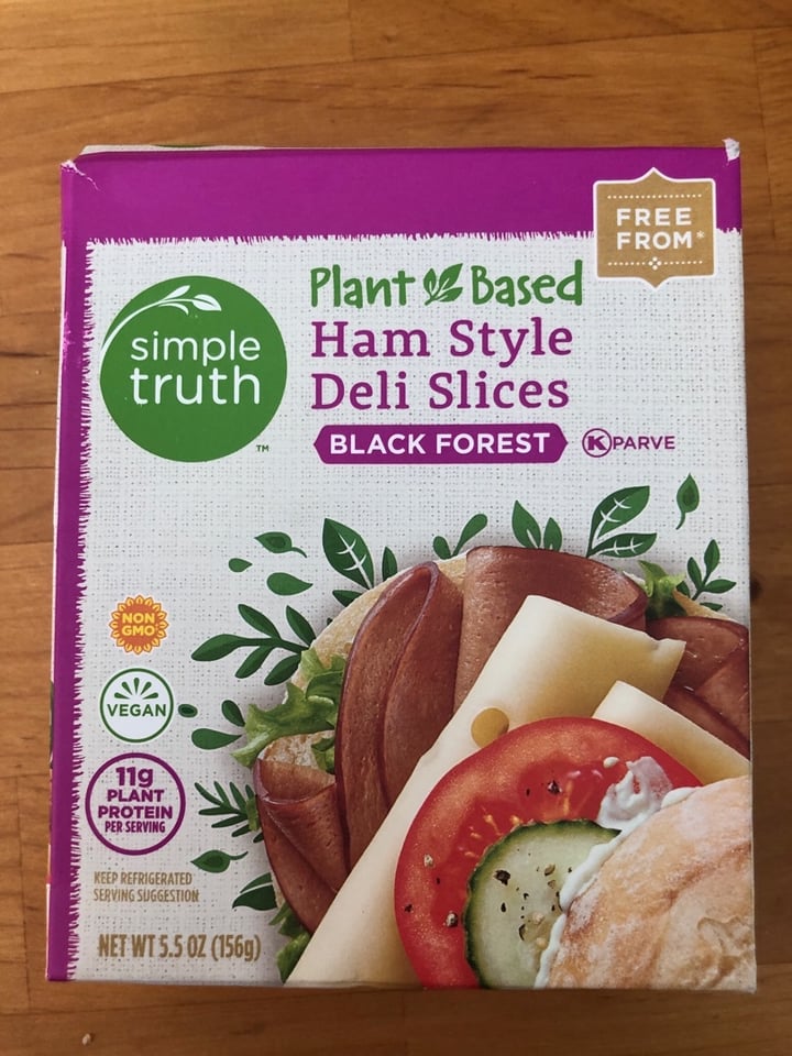 review photo of Simple Truth Plant Based Ham Style Deli Slices shared by @steffensenskitchen on 20 Apr 2020 - review