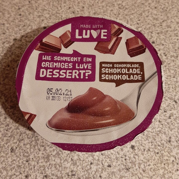 photo of Made With Luve Luve Schokoladen Pudding (chocolate pudding) shared by @domcsiwill on  01 Feb 2021 - review